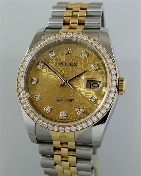 rolex diamond large face bezzle|rolex diamond dial.